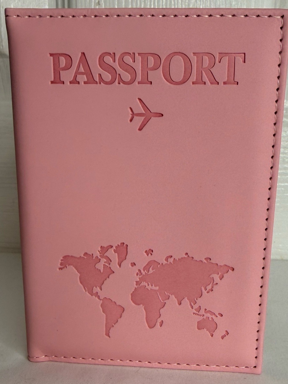 PASSPORT USA PASSPORT FOLDING ID HOLDER/CASE/ COVER PINK